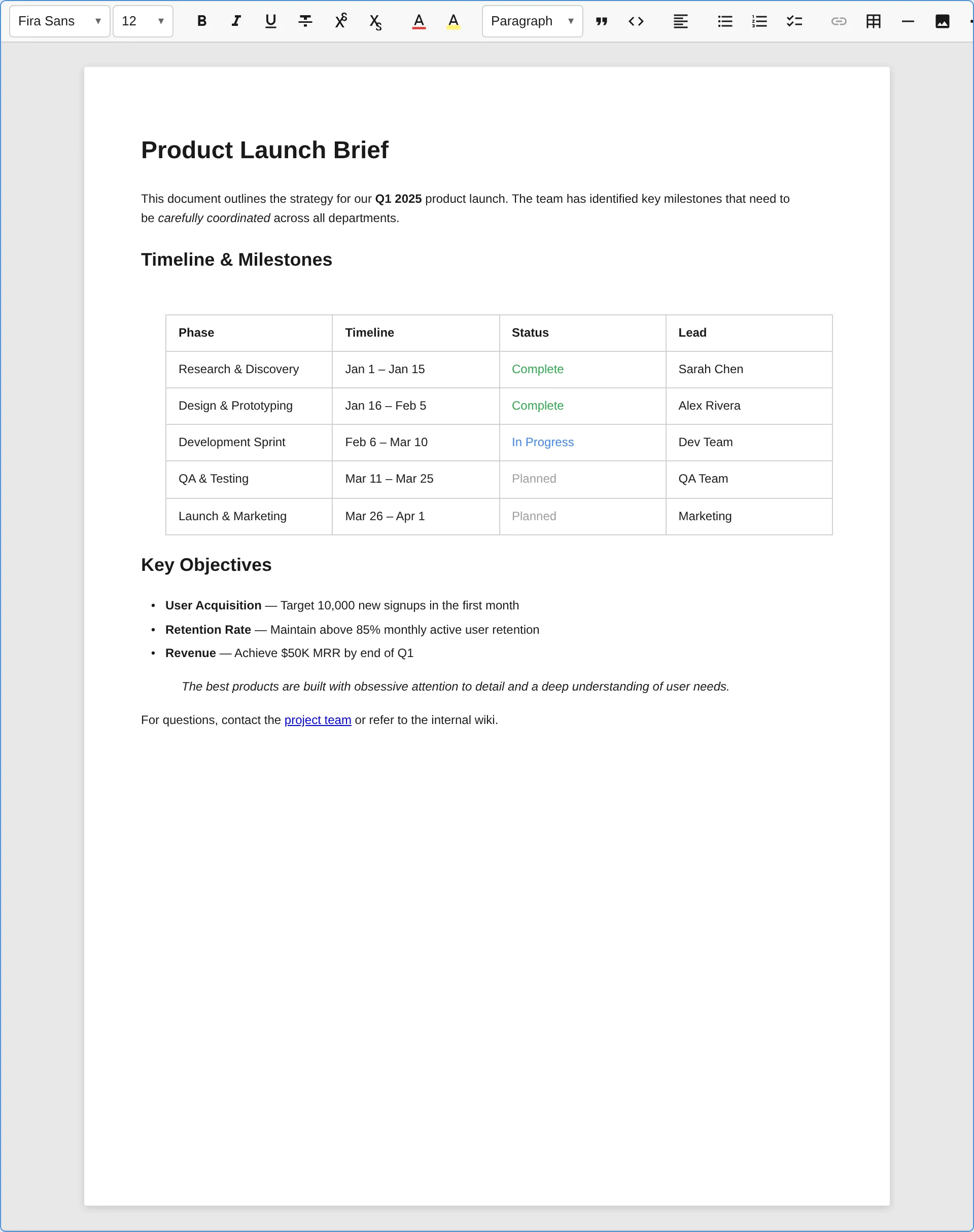 Editor in paper mode with DIN A4 page size